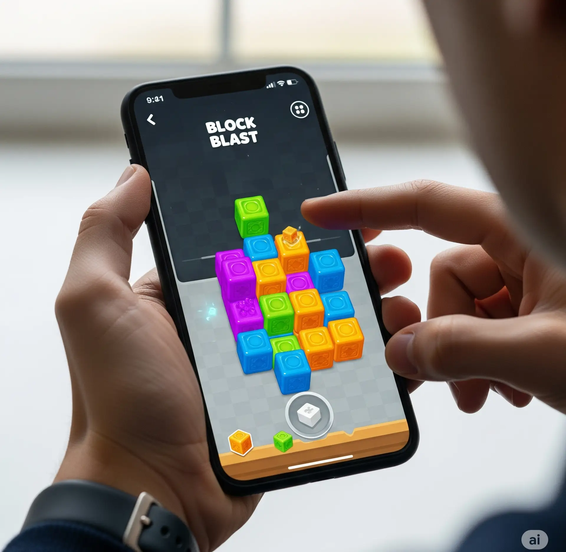 "Block Blast Solver tool interface for solving puzzle levels faster"