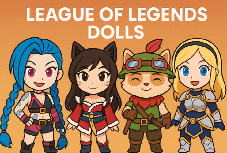 League of Legends Dolls “chibi-style”, “figures,” “collection,” champions.