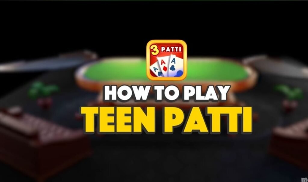 A graphic with a poker table in the background and bold text in the foreground that reads.