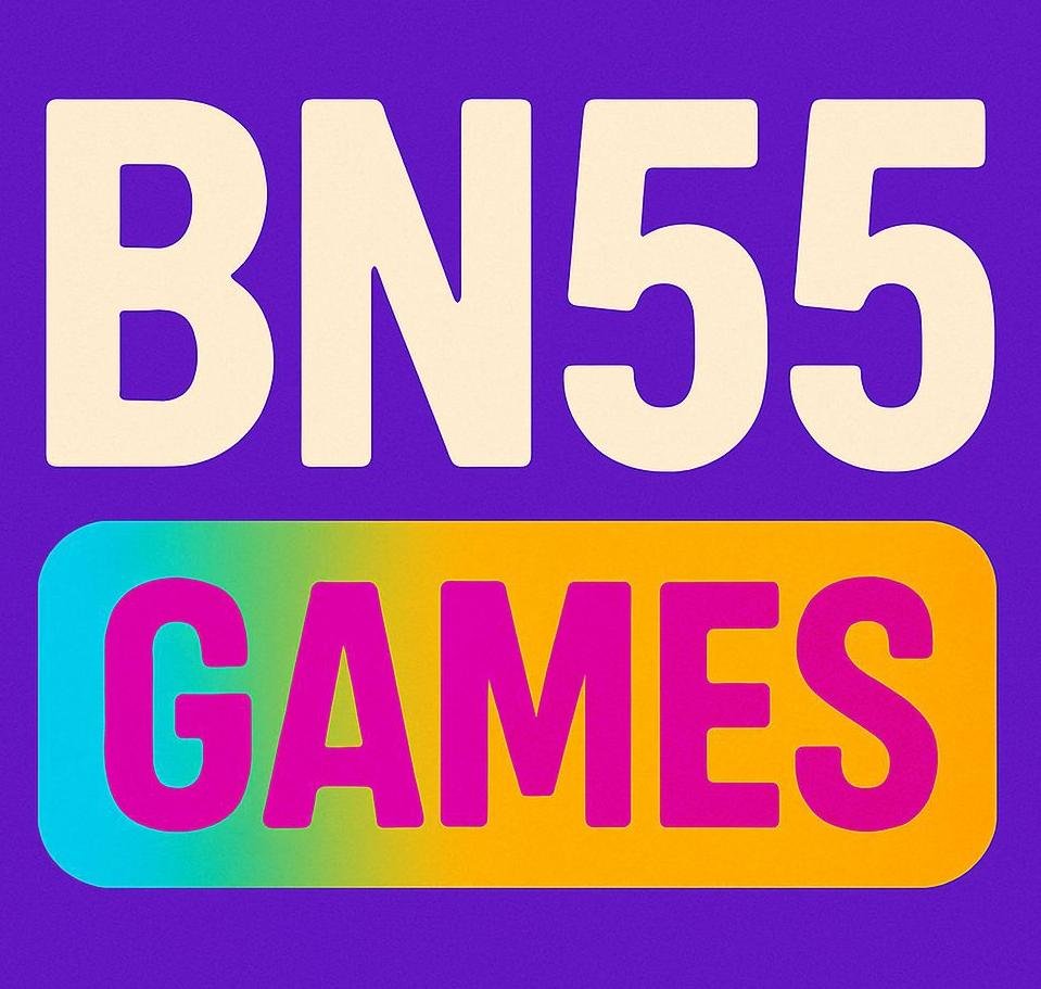 "BN55 GAMERS logo - official online gaming brand for casual and pro gamers